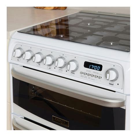 Cannon Ch60gciw 60cm Carrick Gas Cooker In White Double Oven A Rated