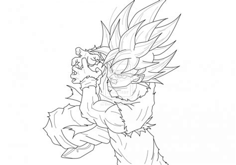 Super Saiyan Blue Goku Colouring Pages - Free Colouring Pages
