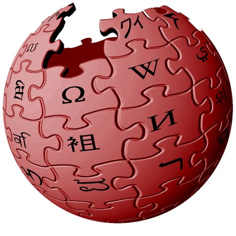 Filewikipedia Logo Redpng Wikipedia The Free Encyclopedia