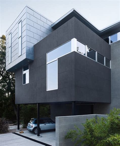 Also, while green can be a good complementary color with tan brick, the house next door is already using that (as you can see in one of the pictures), so i don't want us to be too much of a copycat. 20 Modern And Contemporary Cube-Shaped Houses