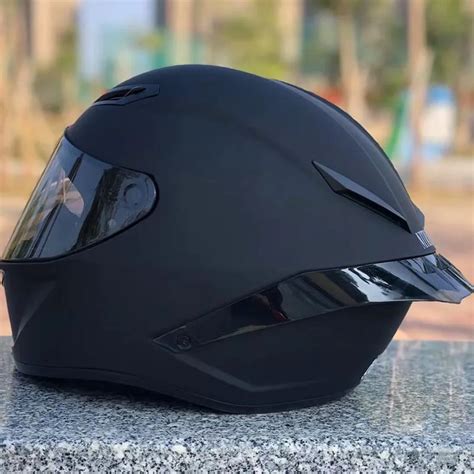 Helm Sepeda Motor Helm Wajah Terbuka Helm Rumah Salju Spoiler Besar