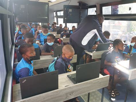Bus Transformed Into Mobile Classroom For Learners In Langa Myza