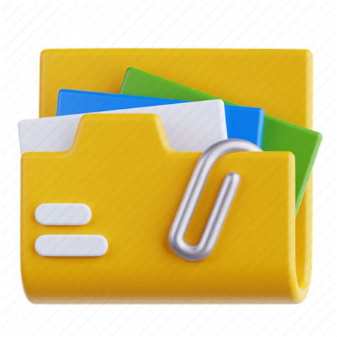 Folder 3d Icon 3d Illustration 3d Render Essential Interface