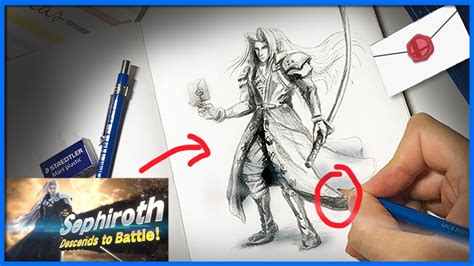 How To Draw Sephiroth Step By Bathmost9