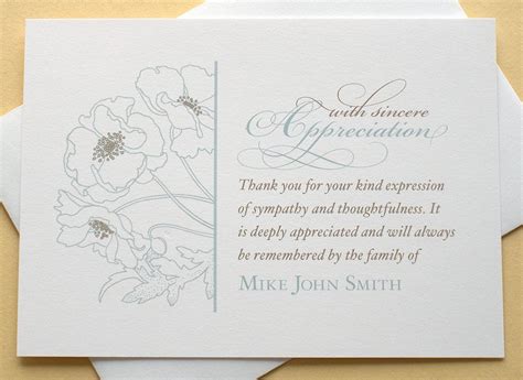 Ideal for writing on a sympathy flower arrangement whether sending to a home or please accept these flowers and hear the words we are not able to speak. Thank You Sympathy Cards with Big Bright Water Color ...