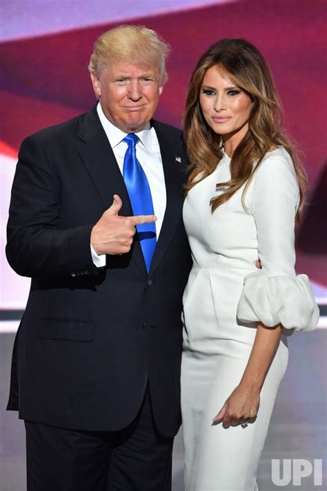 Donald Trump and wife Melania at the Republican National Convention in 