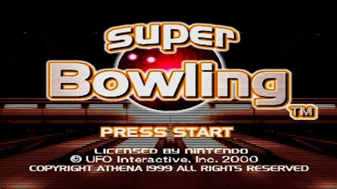 Super Bowling Nintendo 64 Youtube