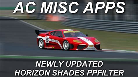 Assetto Corsa MISC APPS UPDATE The NEW HORIZON SHADES UPDATE V1 2