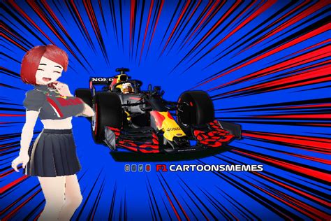 Redbull Formula 1 Anime Girl By F1cartoonsmemes On Deviantart