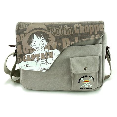 Top Anime One Piece Luffy Shoulder Bag Canvas School Messenger Satchel