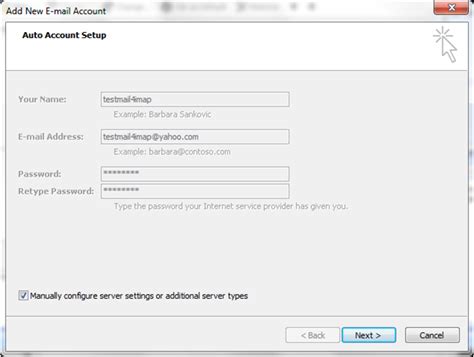 Yahoo Mail Account To Outlook 2007 Using Imap