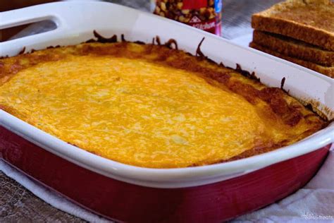 The assembled dish should be refrigerated overnight before cooking. Corned Beef Hash Overnight Breakfast Casserole - Julie's Eats & Treats