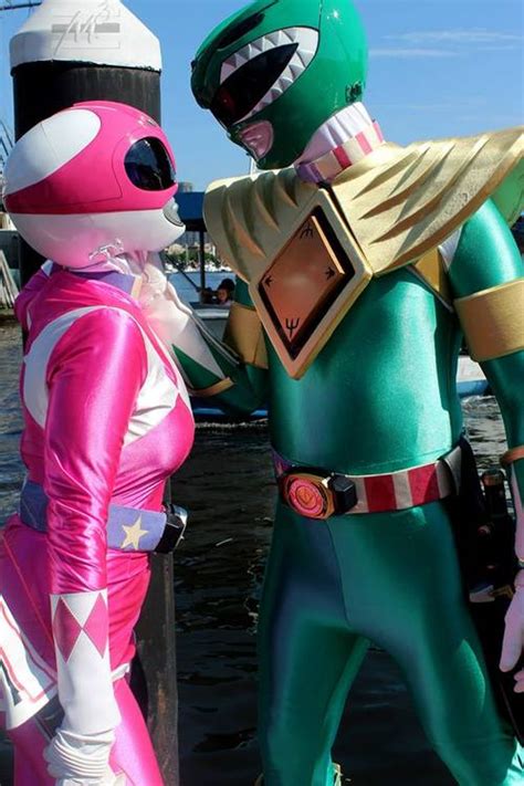 Green Ranger Pink Ranger Hikounin Sentai Akibaranger Kyoryu Sentai Zyuranger Mighty Morphin