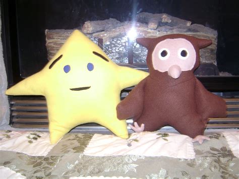 The Owl And Star Stuffed Animals I Made For Jacks Birthday Based On