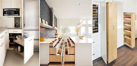 Los muebles de la cocina, tanto los oscuros, los blancos, y los acabados brillantes tienden a mostrar más la suciedad. Prácticas soluciones de almacenaje para la cocina