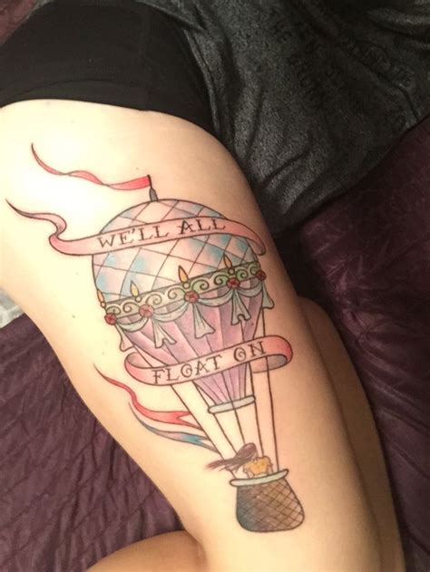 My Tattoo Hot Air Balloon We Ll All Float On Feminine Hot Air Balloon Tattoo Air Balloon