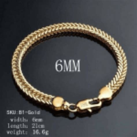 18k Gold Plated Bracelet Mc