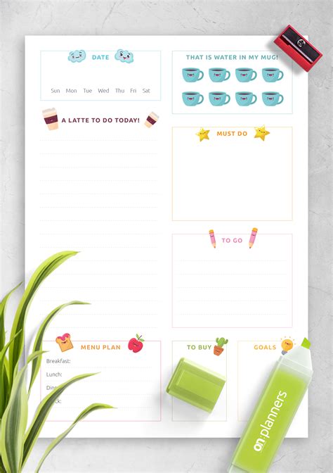 Cute Planner Printables Printable Word Searches