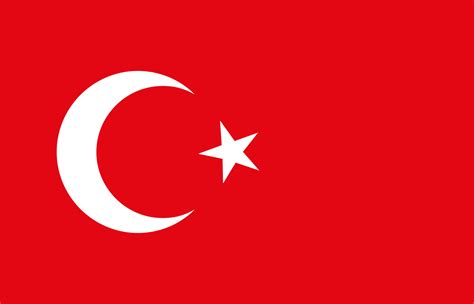 De vlag van turkije, die te zien zijn als de letters tr op sommige platformen. Vlag Turkije | Holland Vlaggen