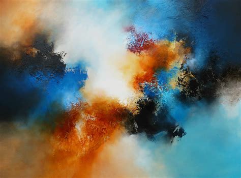 Abstract Paintings By Artist Simon Kenny Large