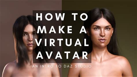 How To Make A Virtual Avatar An Intro To Daz Studio Youtube