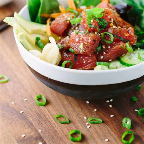 Tuna Poke Bowl Tone And Strengthen