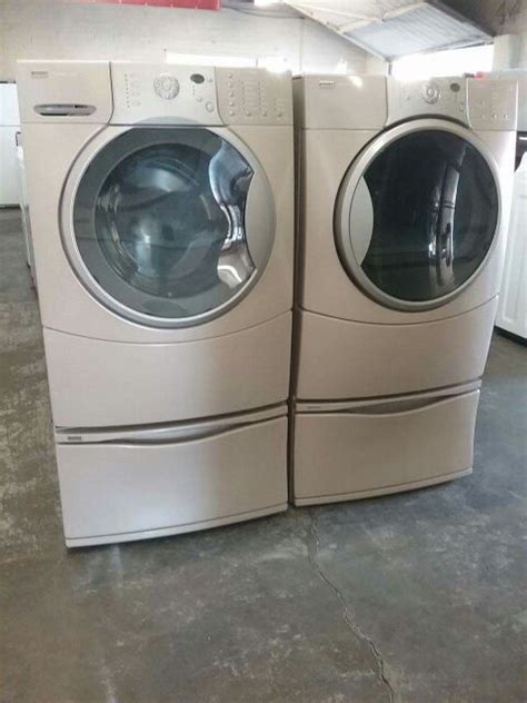 Kenmore Elite He4 Front Load Washer And Dryer Set Wpedestal For Sale In Ontario Ca Offerup