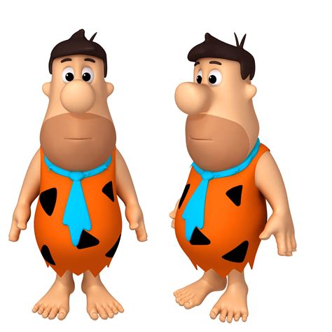 Fred Flintstone Cartoon 3d Model Cgtrader