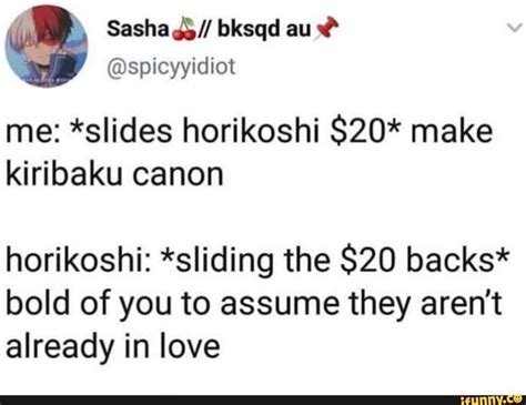 Me Slides Horikoshi 320 Make Kiribaku Canon Horikoshi Sliding The