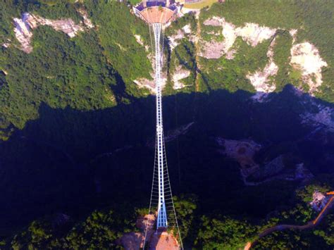 Zhangjiajie Grand Canyons Glass Bottom Bridge Opens