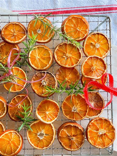 Dried Orange Wheel Christmas Decorations A French Collection