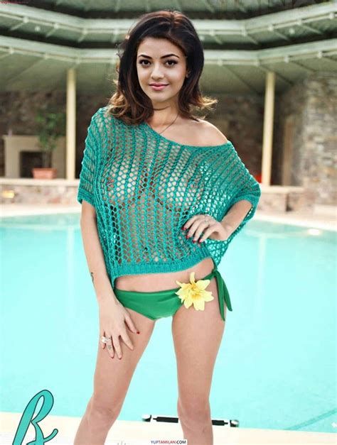 Kajal Agarwal Topless Photos Reveals Her Sexy Curves Near Nude Pics