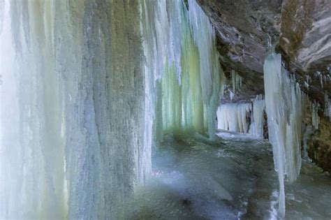 Eben Ice Caves Are Most Beautiful Frozen Caves In Michigan