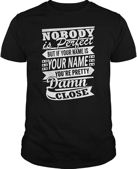 Custom Name Shirts Last Name Shirts Personalized Nobody