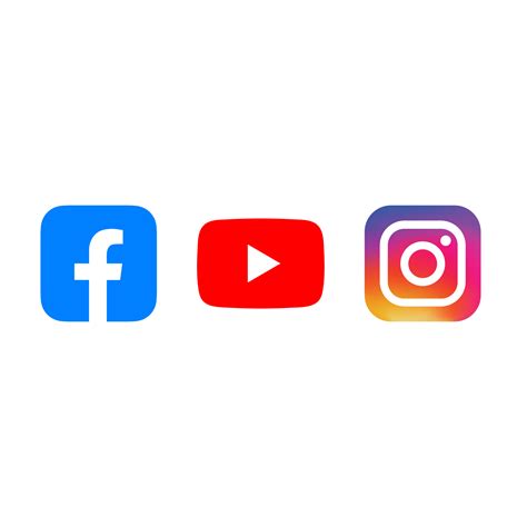 Facebook Youtube Instagram Logotipo Transparente Png 24983633 Png