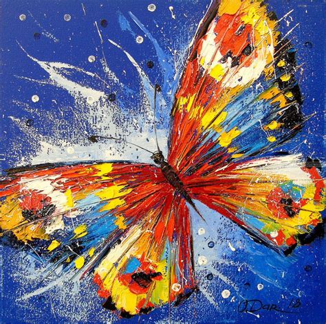 Butterfly Paintings Impressionism Animals Dance Floral Nature