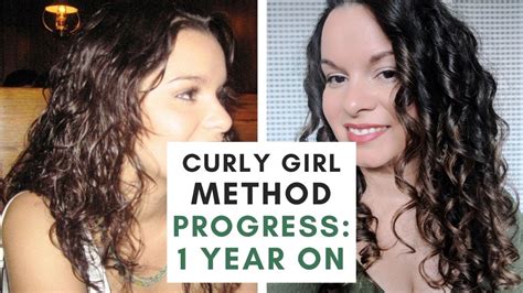 Curly Girl Method 1 Year Progress What I Learned In 1 Year Curly Girl Method Before And After