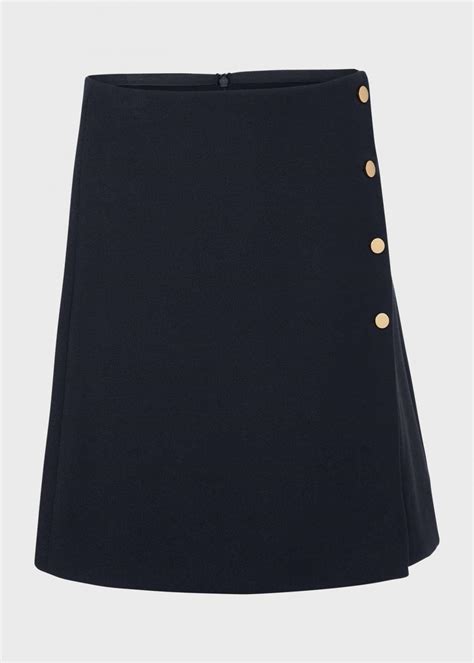 Womens Aurielia A Line Skirt Navy Hobbs Skirts ⋆ Daniel Stangar