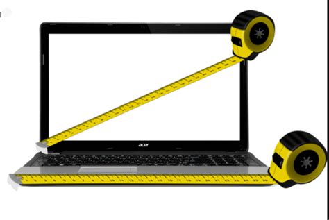 It doesn't matter if you've removed the lcd screen panel from the lid of the computer or if it is still in place, you measure only the glass area of the display without any border. How To Measure Laptop Screen - YouProgrammer