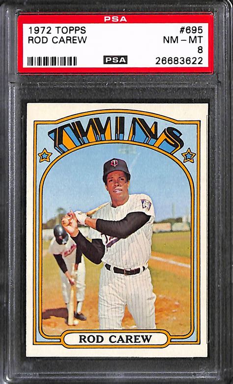 Mar 11, 2021 · allows you to compete with other sellers who have had similar cards graded by psa entitles you to the psa storage case, one of the most effective ways to protect and display your cards do some research on the card you are considering having graded ( read: Lot Detail - (5) Card PSA Graded Rod Carew Vintage Lot w/ 1972 PSA 8 and 1972 IA PSA 8