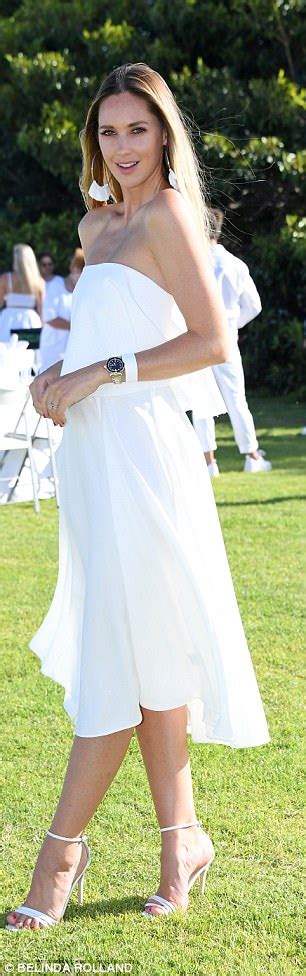 Laura Csortans Daughter Layla Rose Attends Diner En Blanc Daily Mail