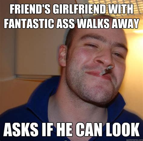 Friends Girlfriend With Fantastic Ass Walks Away Asks If He Can Look