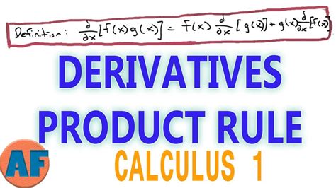 How To Solve Derivatives Using The Product Rule Youtube