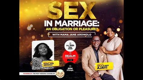 Sex In Marriage An Obligation Or Pleasure Youtube