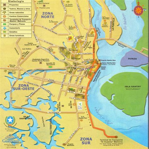 Mapa De La Ciudad Map Teaching Life Guayaquil