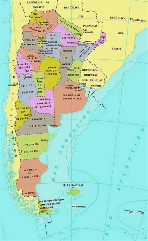 Para Aprender Disfrutando Provincias Y Capitales De La República Argentina