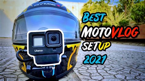 Motovlog Setup Tutorial 2021 How To Mount Action Camgopro Mic