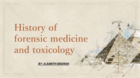History Of Forensic Medicine