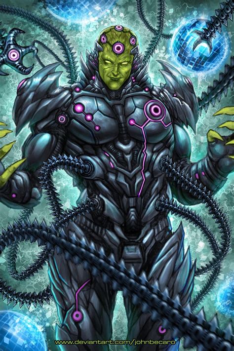 Brainiac By Johnbecaro On Deviantart Dc Comics Artwork Superman Art