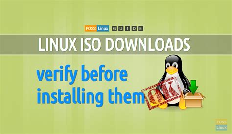 How To Verify A Linux Iso Image Before Installing It Foss Linux